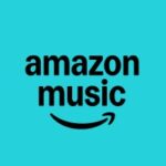 Amazon music logo, digital streaming service icon, representing Amazon Music platform for music and audio content.